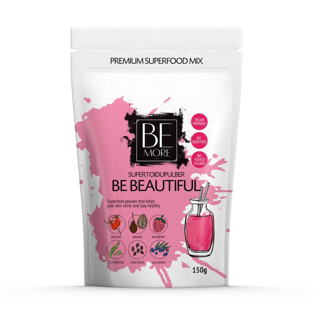 Be Beautiful superfood-sekoitus, 150 g