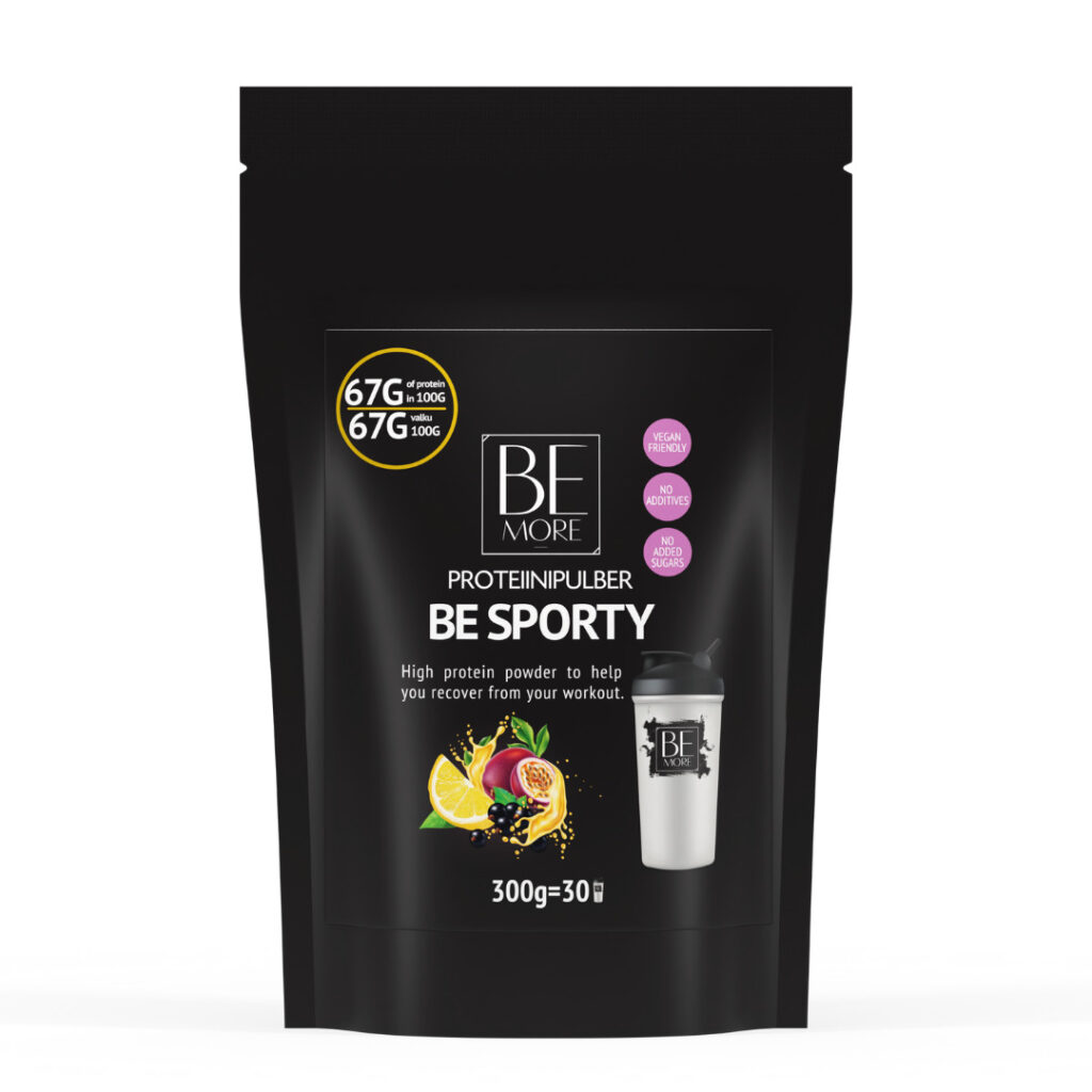 Be Sporty vegaaninen proteiinijauhe, 300 g