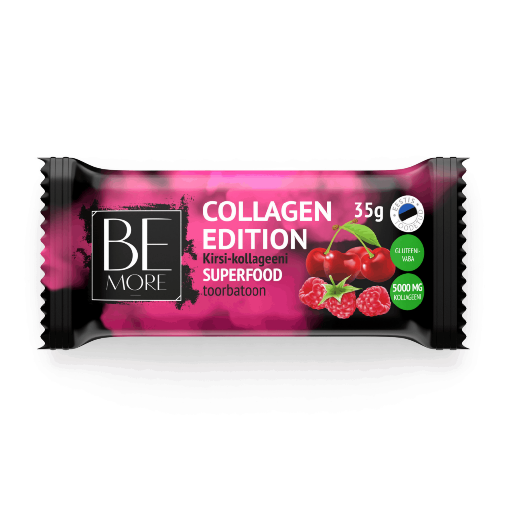 COLLAGEN EDITION kirsikka-kollageeni raakapatukka – 16 kpl