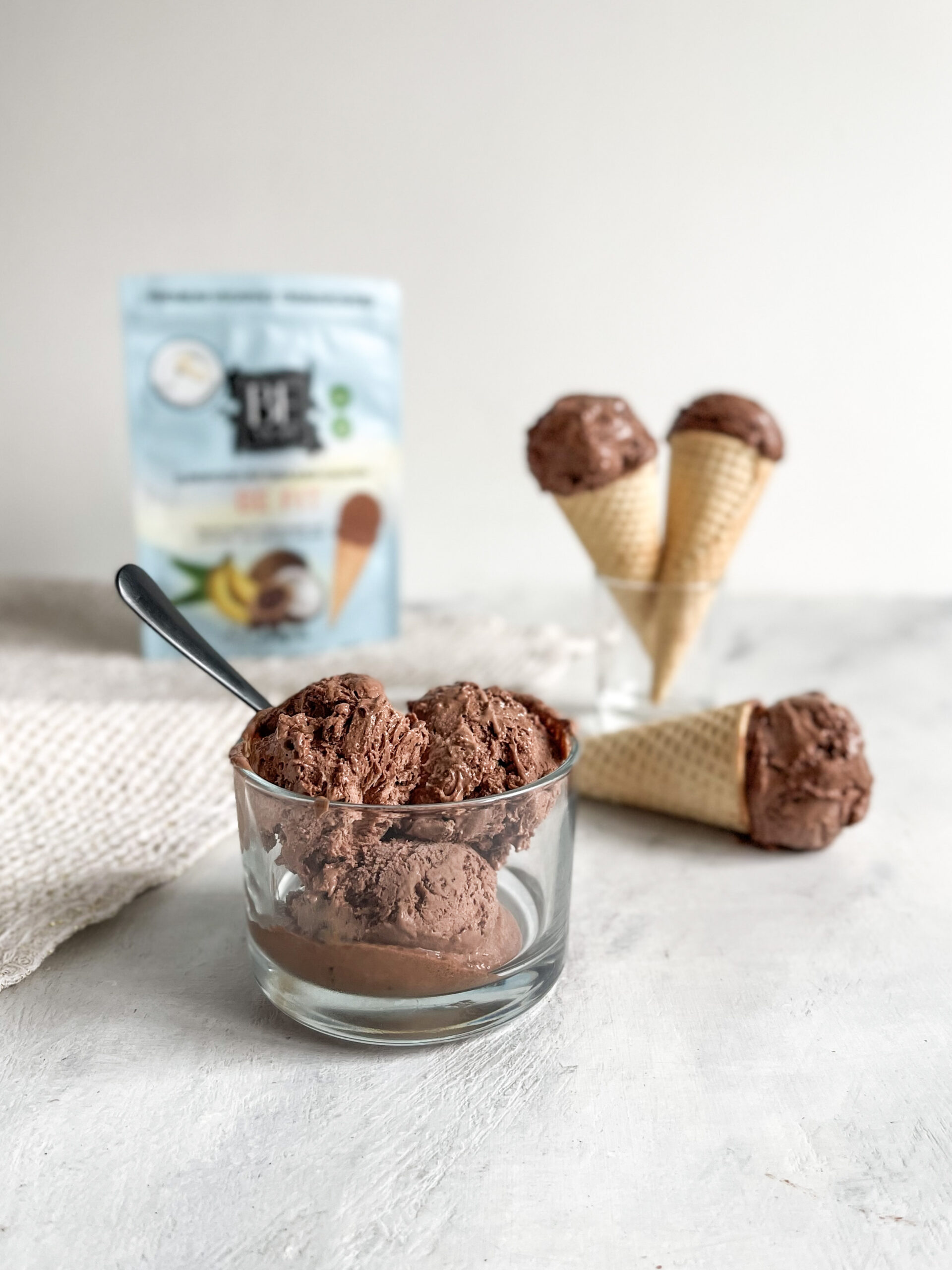 Vegan ice cream powder Be Fit, 200g