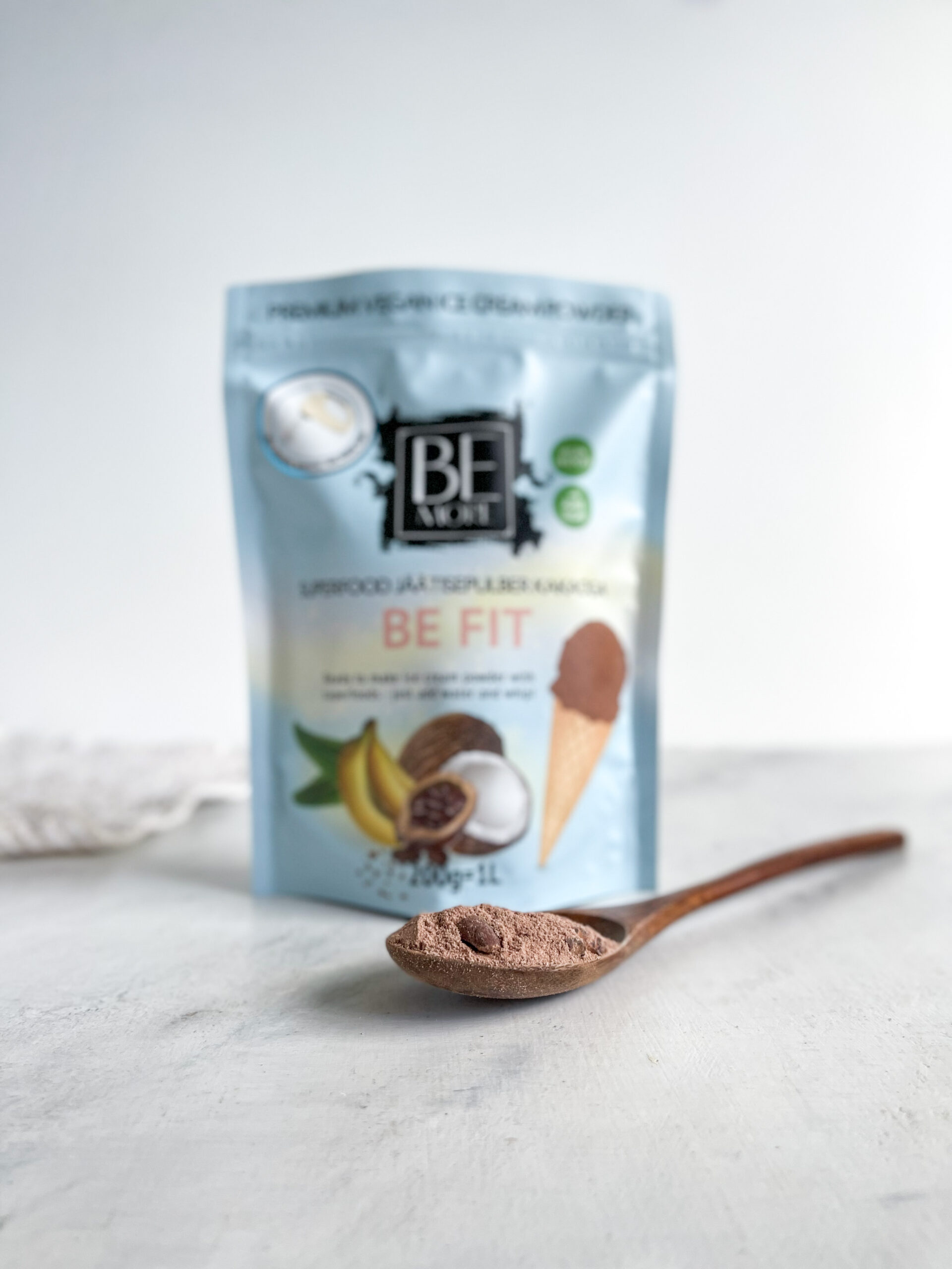 Vegan ice cream powder Be Fit, 200g