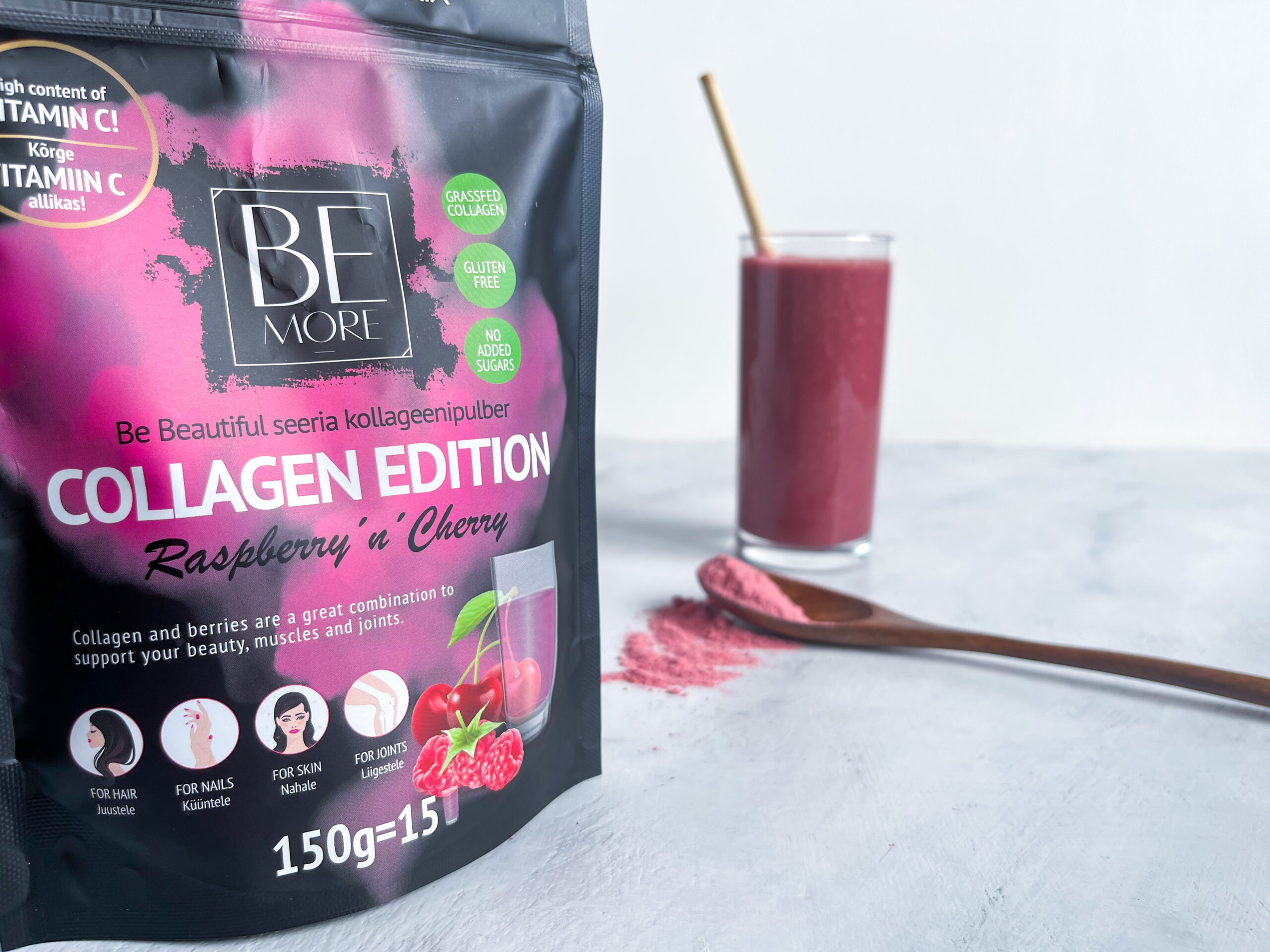 COLLAGEN EDITION Raspberry'n'Cherry, 150 g