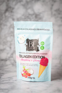 COLLAGEN ICE CREAM POWDER WITH RASPBERRY AND CHERRY